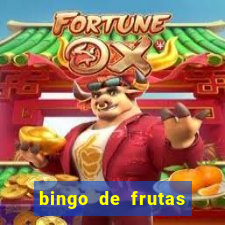 bingo de frutas para imprimir pdf